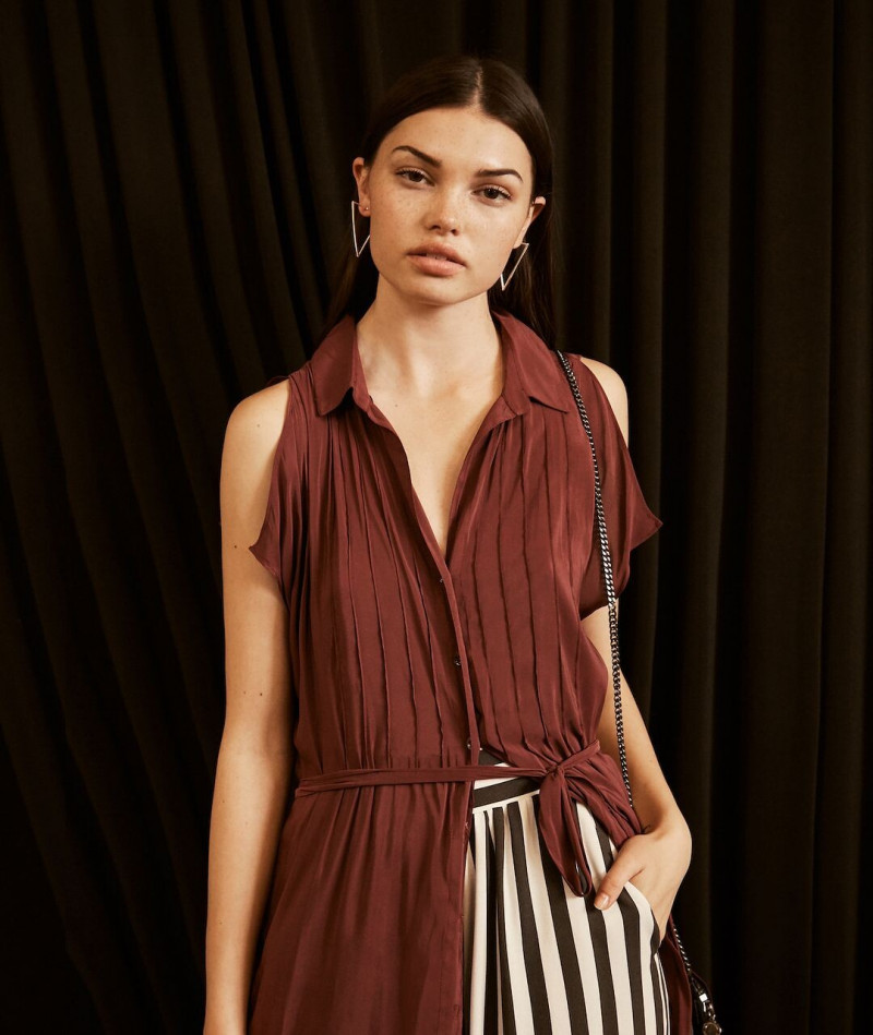 Brizzy Chen featured in  the BCBG By Max Azria lookbook for Autumn/Winter 2021
