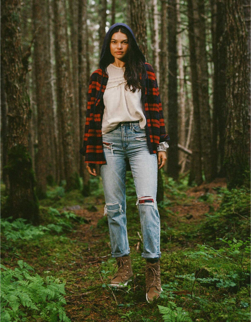 Brizzy Chen featured in  the American Eagle OutFitters advertisement for Autumn/Winter 2021