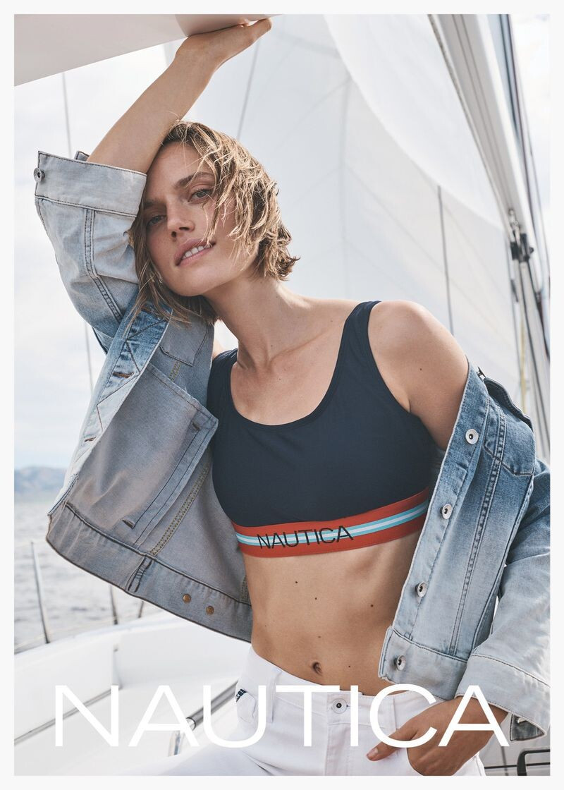 Cato van Ee featured in  the Nautica advertisement for Spring/Summer 2020