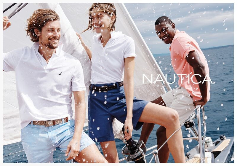 Cato van Ee featured in  the Nautica advertisement for Spring/Summer 2020