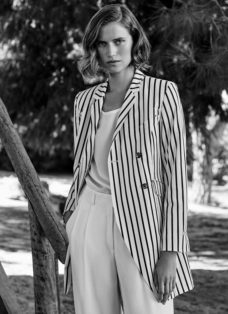 Cato van Ee featured in  the Scapa advertisement for Spring/Summer 2019