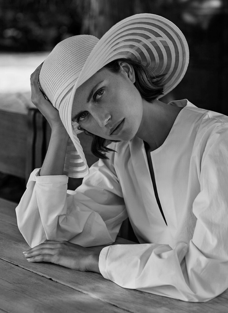 Cato van Ee featured in  the Scapa advertisement for Spring/Summer 2019