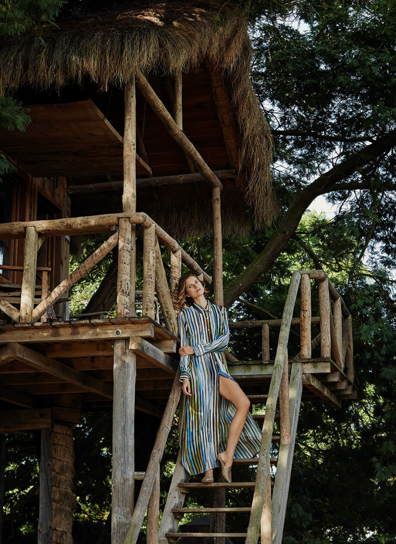 Cato van Ee featured in  the Scapa advertisement for Spring/Summer 2019