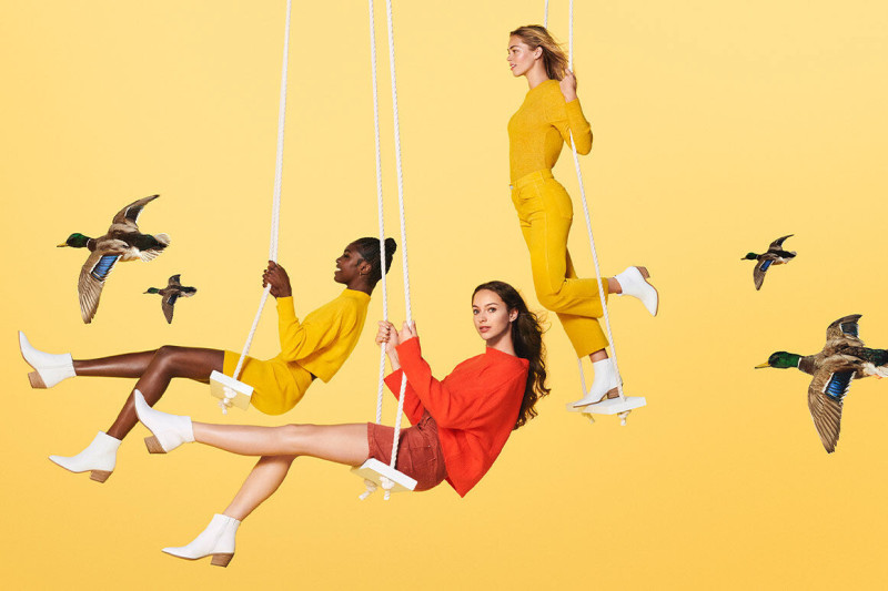 Caroline Kelley featured in  the Aldo advertisement for Spring/Summer 2019