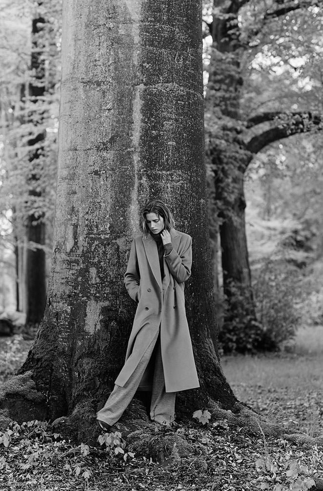 Cato van Ee featured in  the Scapa advertisement for Autumn/Winter 2018