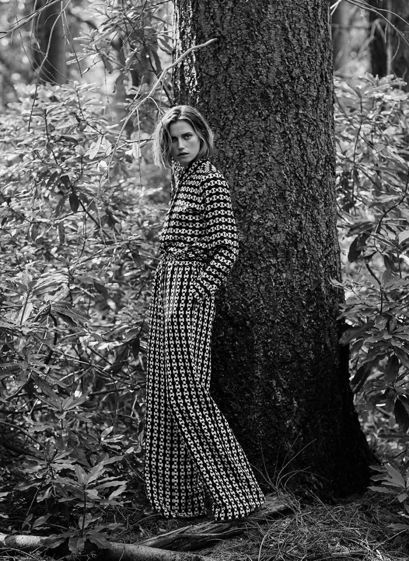 Cato van Ee featured in  the Scapa advertisement for Autumn/Winter 2018