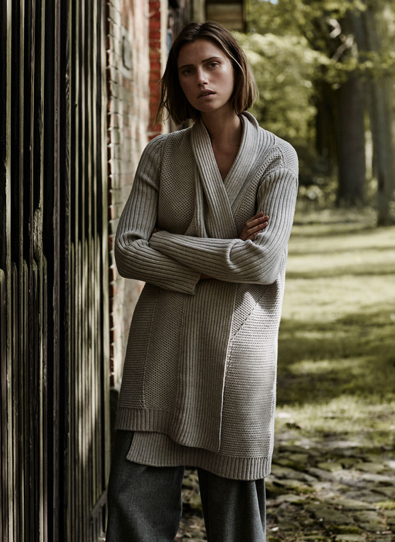 Cato van Ee featured in  the Scapa advertisement for Autumn/Winter 2018