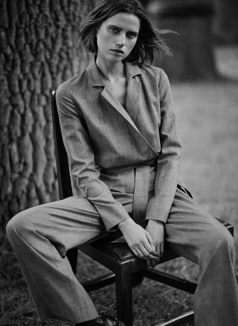 Cato van Ee featured in  the Scapa advertisement for Autumn/Winter 2018