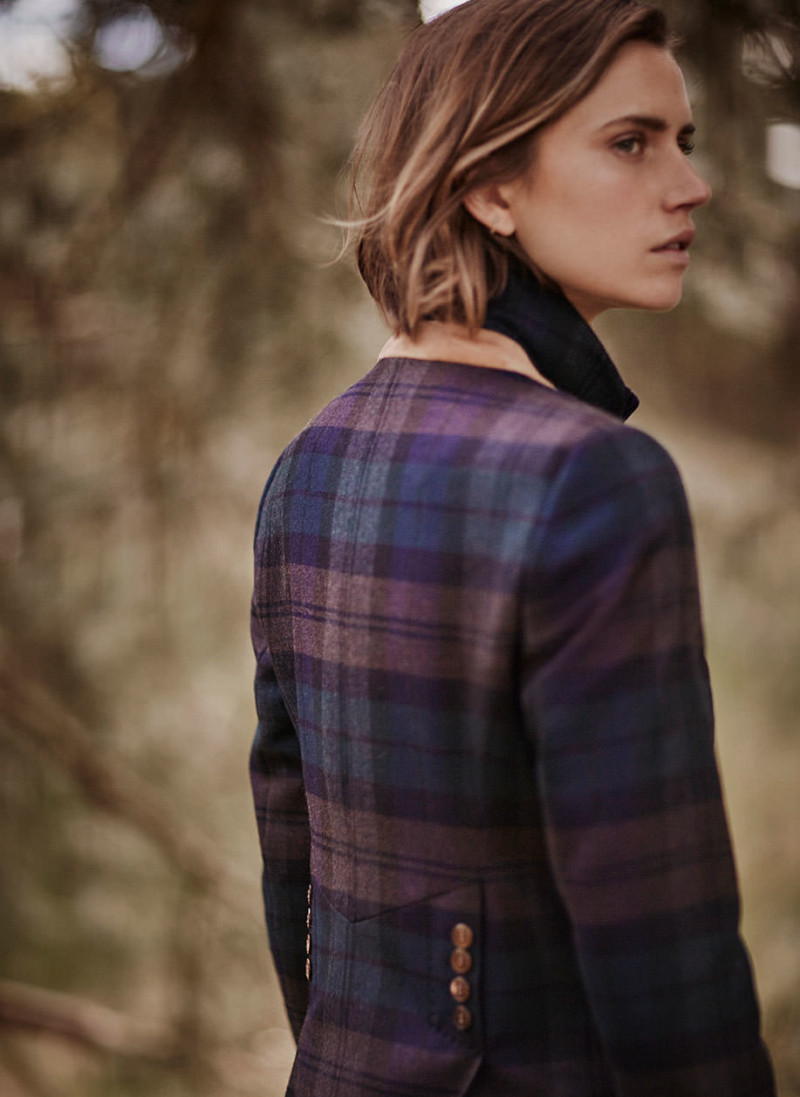 Cato van Ee featured in  the Scapa advertisement for Autumn/Winter 2018