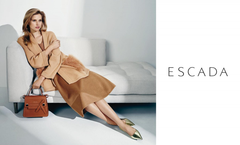 Cato van Ee featured in  the Escada advertisement for Autumn/Winter 2016