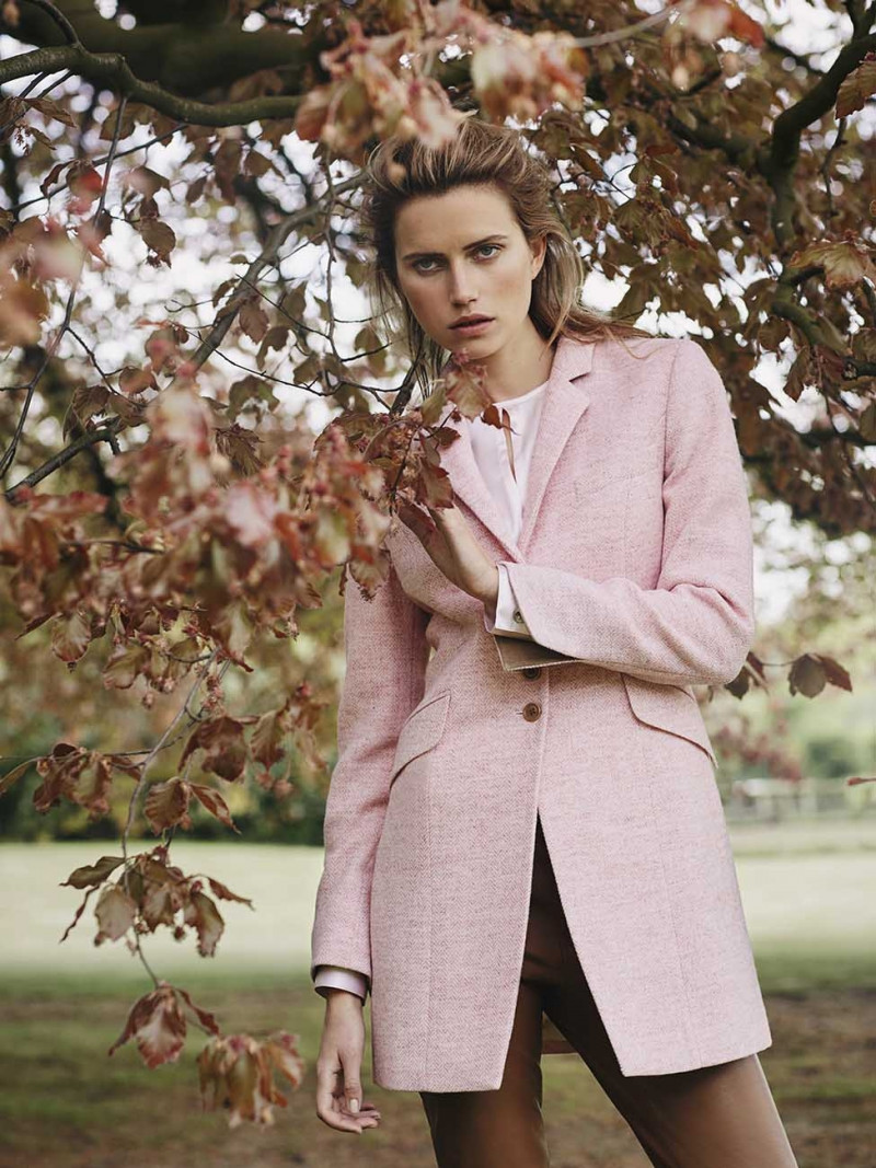 Cato van Ee featured in  the Scapa advertisement for Autumn/Winter 2016