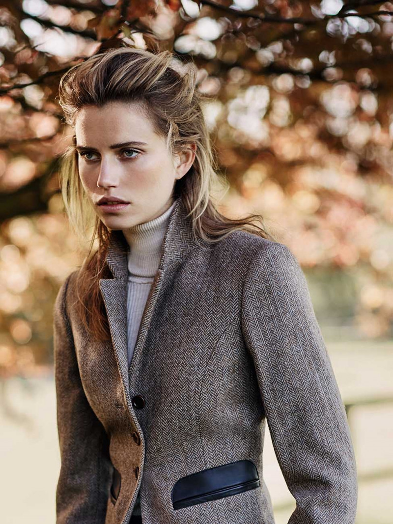 Cato van Ee featured in  the Scapa advertisement for Autumn/Winter 2016