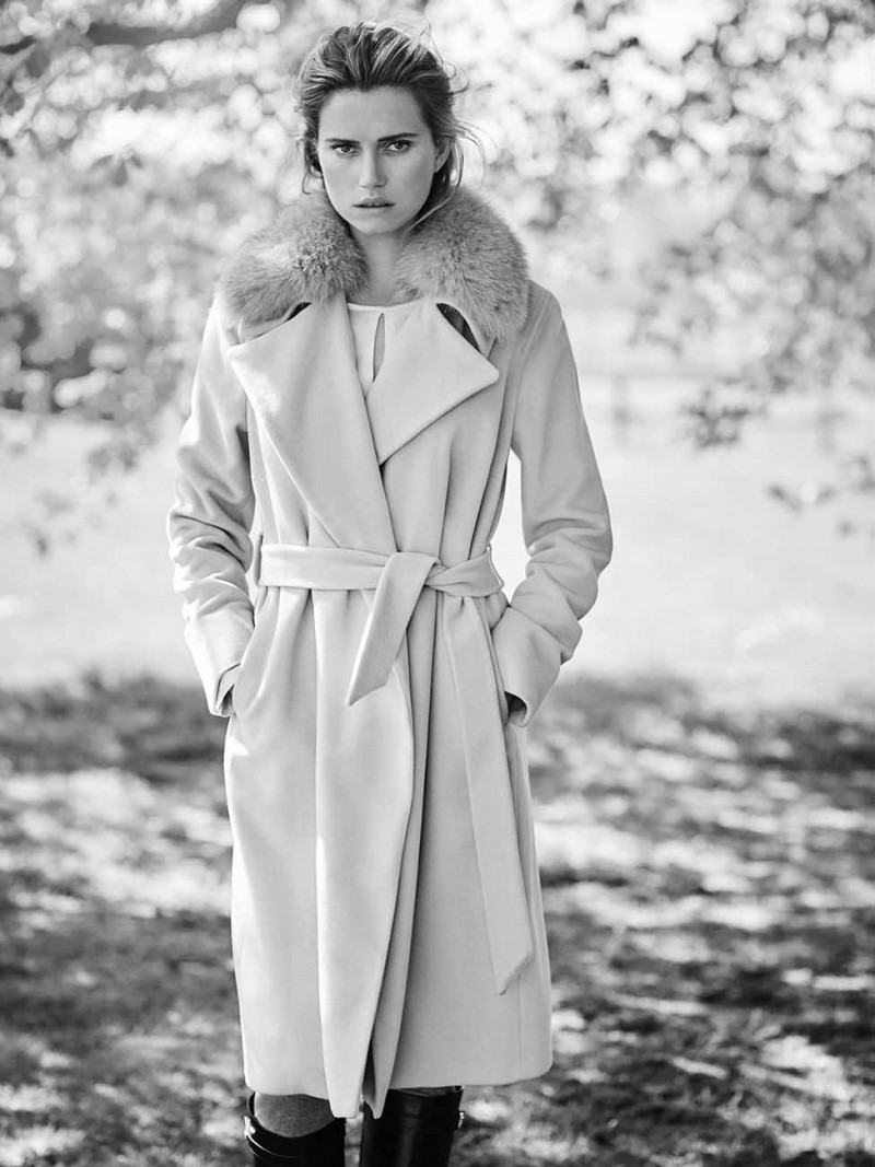 Cato van Ee featured in  the Scapa advertisement for Autumn/Winter 2016