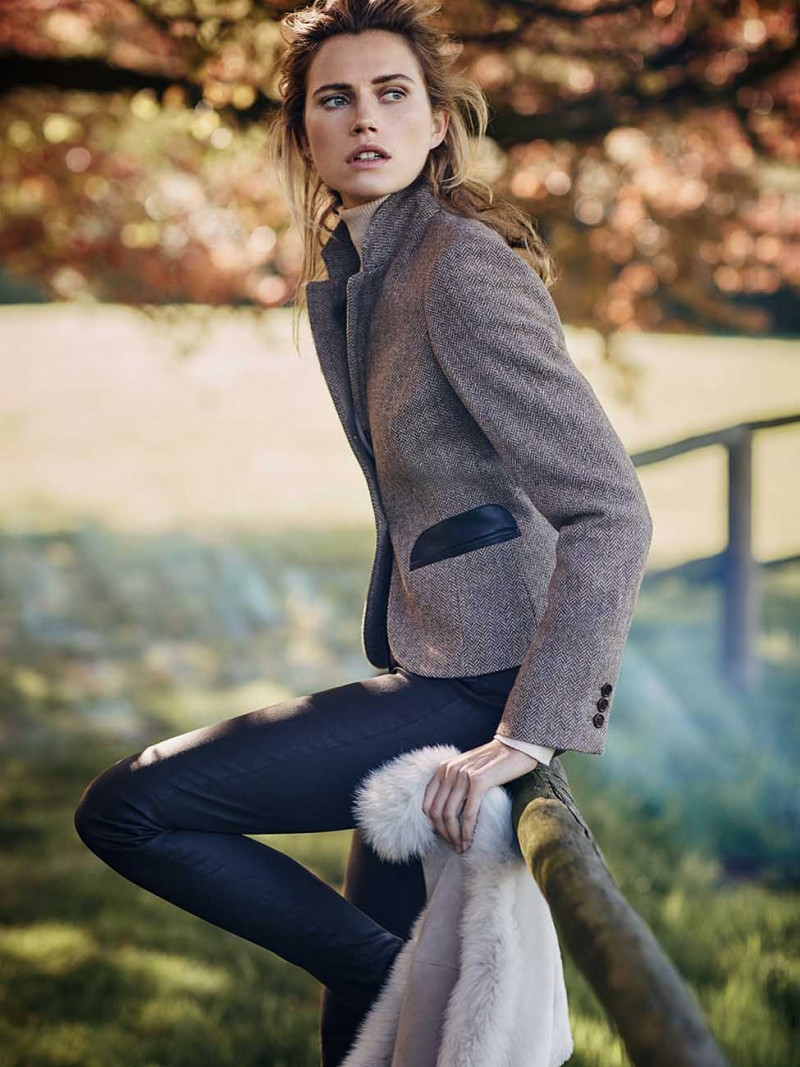 Cato van Ee featured in  the Scapa advertisement for Autumn/Winter 2016