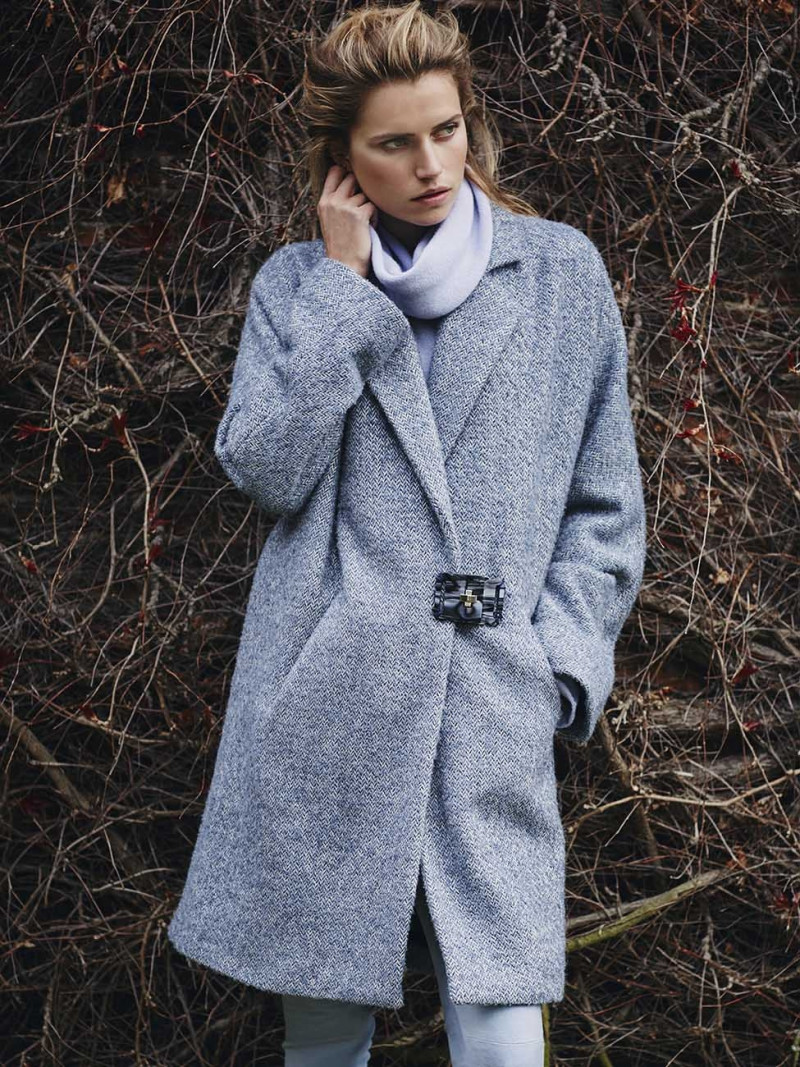 Cato van Ee featured in  the Scapa advertisement for Autumn/Winter 2016