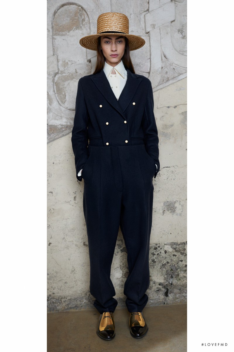 Marine Deleeuw featured in  the Celine fashion show for Pre-Fall 2013