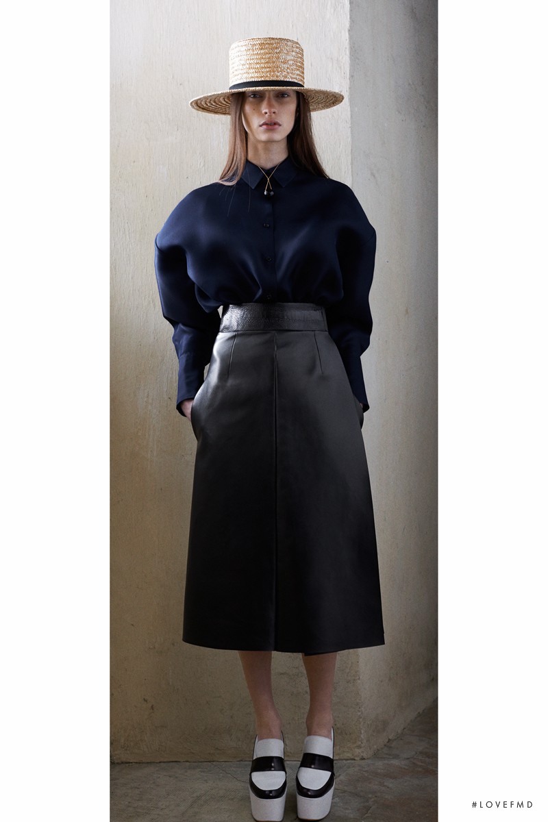Marine Deleeuw featured in  the Celine fashion show for Pre-Fall 2013