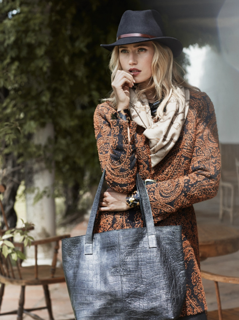 Cato van Ee featured in  the Scapa advertisement for Autumn/Winter 2015