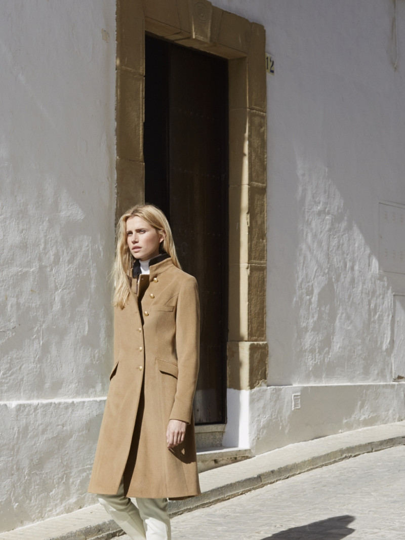 Cato van Ee featured in  the Scapa advertisement for Autumn/Winter 2015