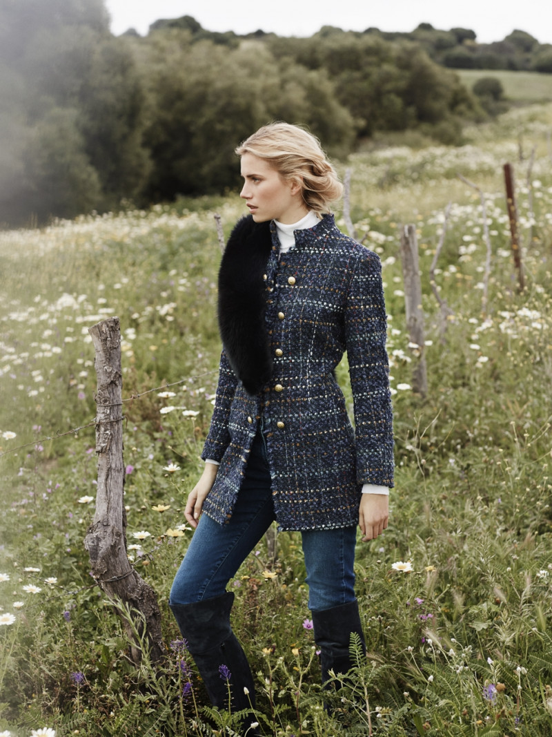 Cato van Ee featured in  the Scapa advertisement for Autumn/Winter 2015