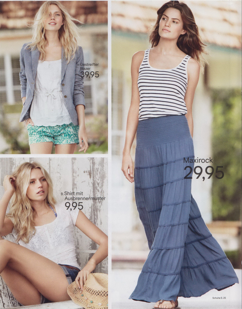 Cato van Ee featured in  the H&M lookbook for Spring 2014