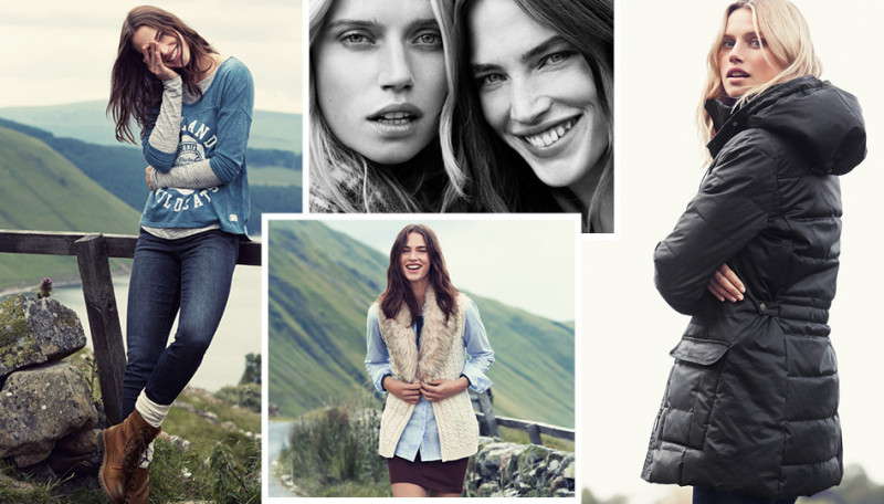 Cato van Ee featured in  the H&M The Highlands lookbook for Fall 2014