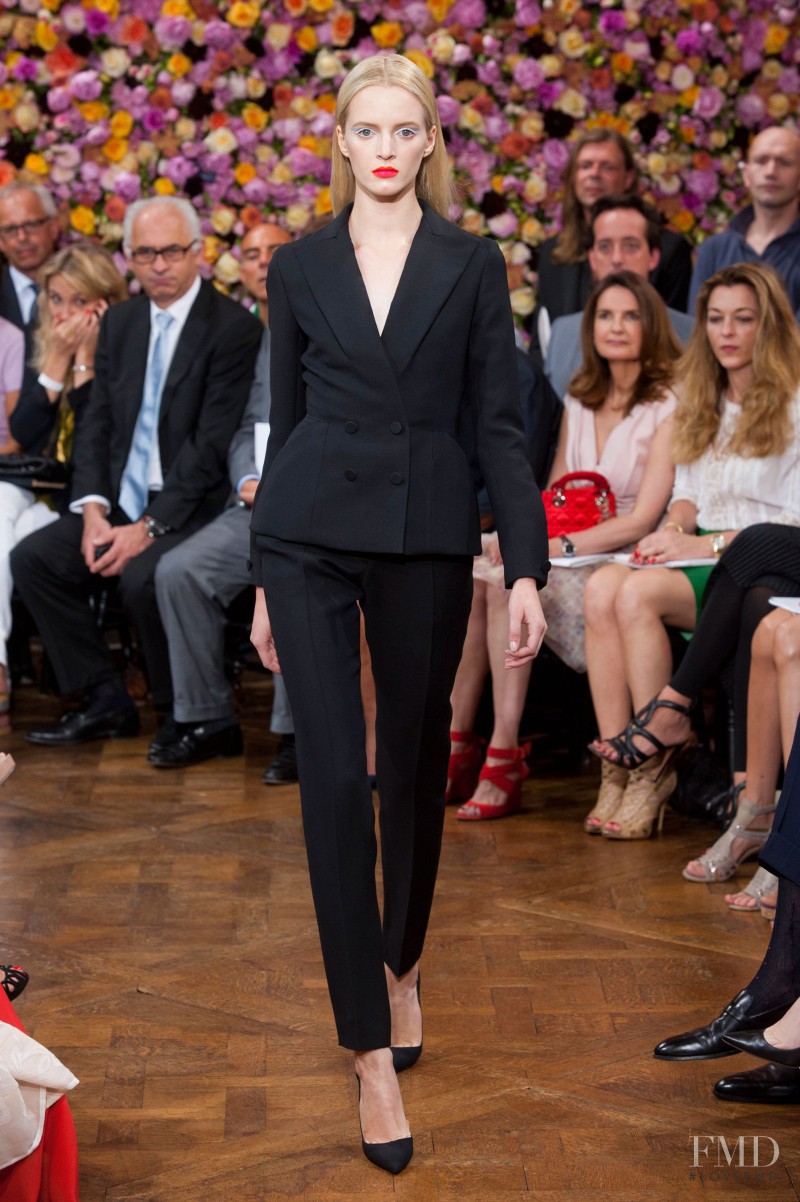 Daria Strokous featured in  the Christian Dior Haute Couture fashion show for Autumn/Winter 2012