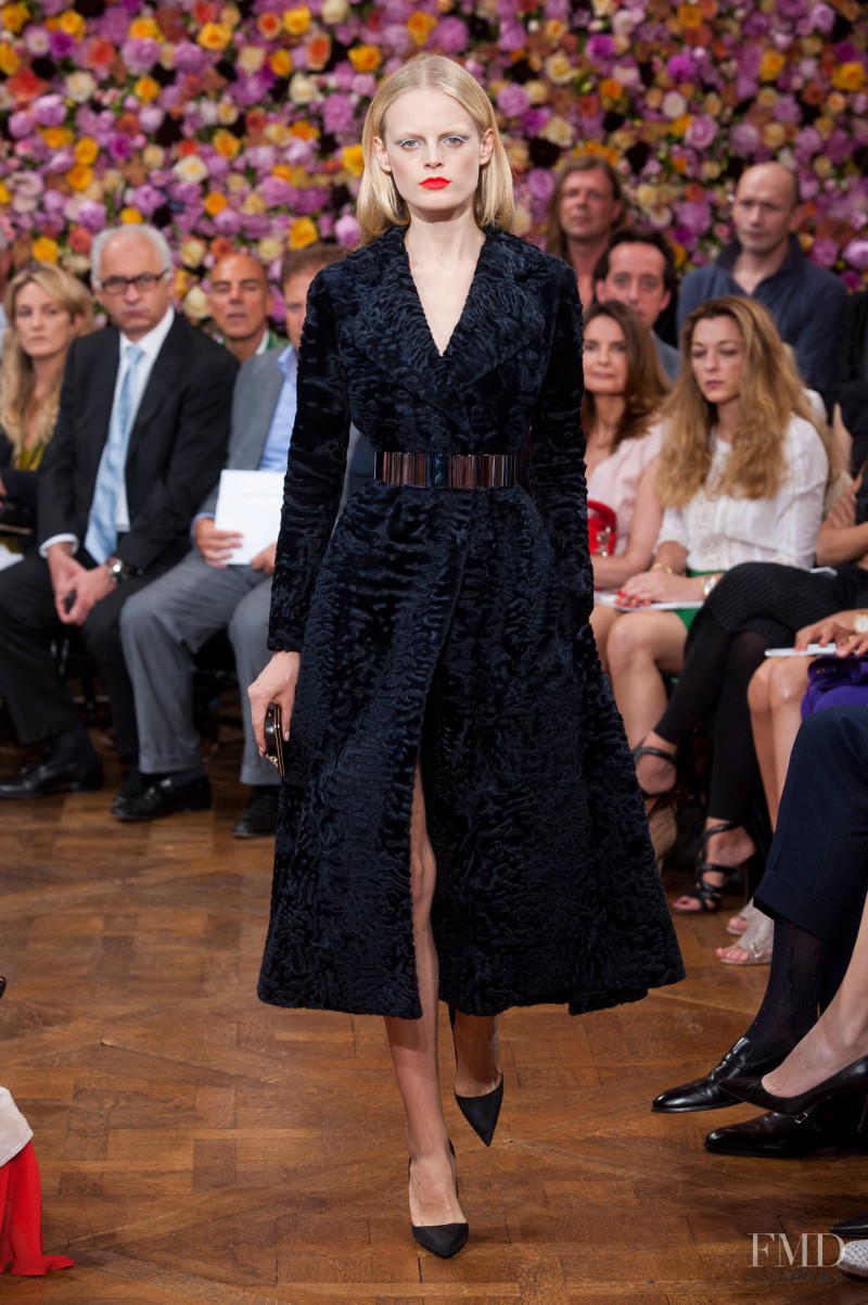 Hanne Gaby Odiele featured in  the Christian Dior Haute Couture fashion show for Autumn/Winter 2012