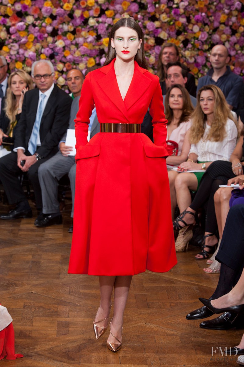 Katia Selinger featured in  the Christian Dior Haute Couture fashion show for Autumn/Winter 2012