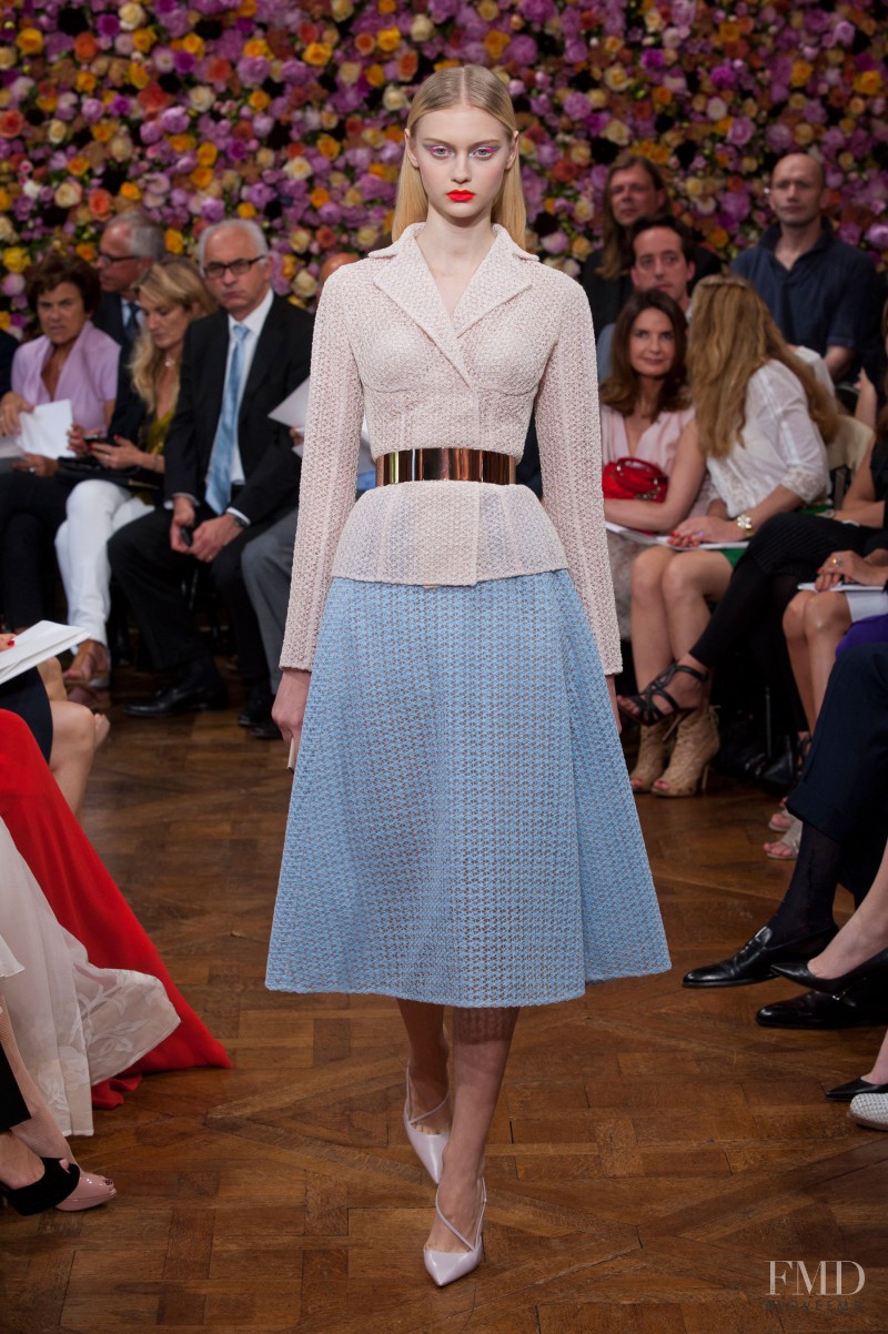 Nastya Kusakina featured in  the Christian Dior Haute Couture fashion show for Autumn/Winter 2012