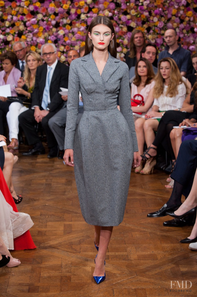 Andie Arthur featured in  the Christian Dior Haute Couture fashion show for Autumn/Winter 2012