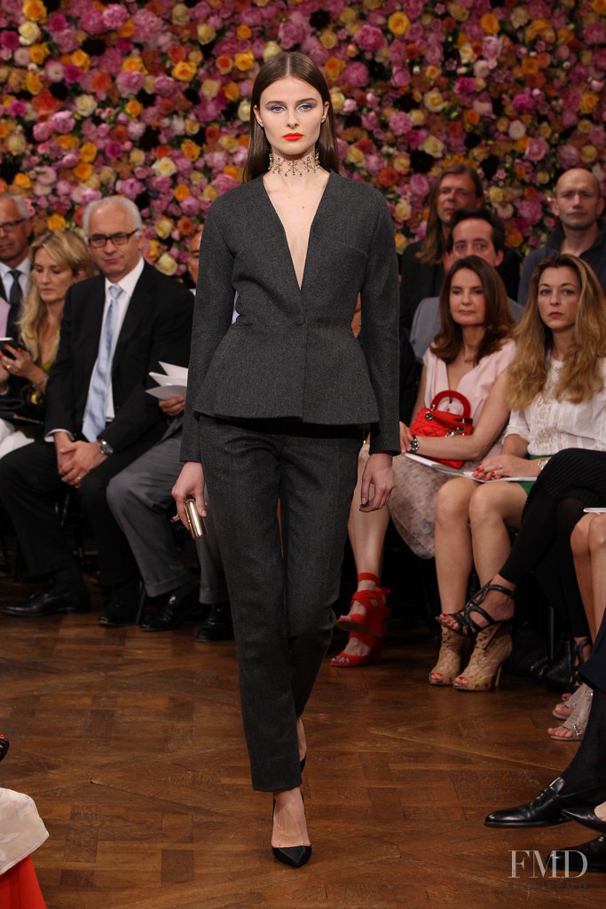 Vasilisa Pavlova featured in  the Christian Dior Haute Couture fashion show for Autumn/Winter 2012