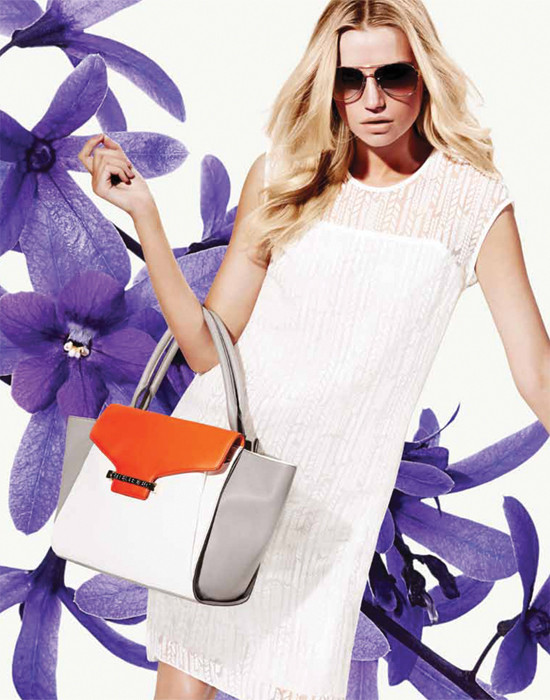 Cato van Ee featured in  the Vince Camuto Two advertisement for Spring/Summer 2014