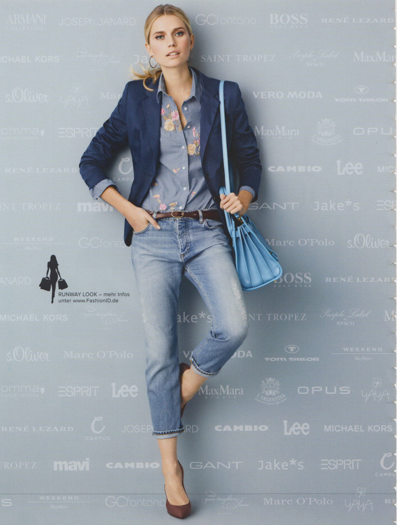 Cato van Ee featured in  the Peek & Cloppenburg (RETAILER) lookbook for Spring 2014