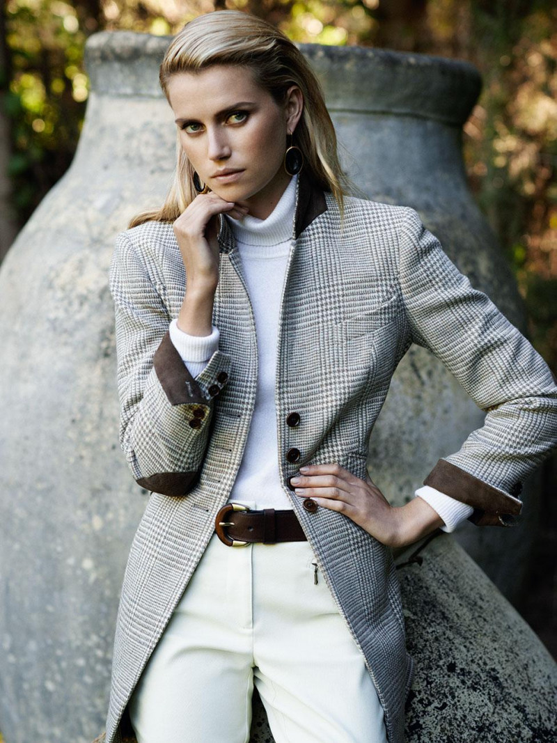 Cato van Ee featured in  the Scapa advertisement for Autumn/Winter 2014