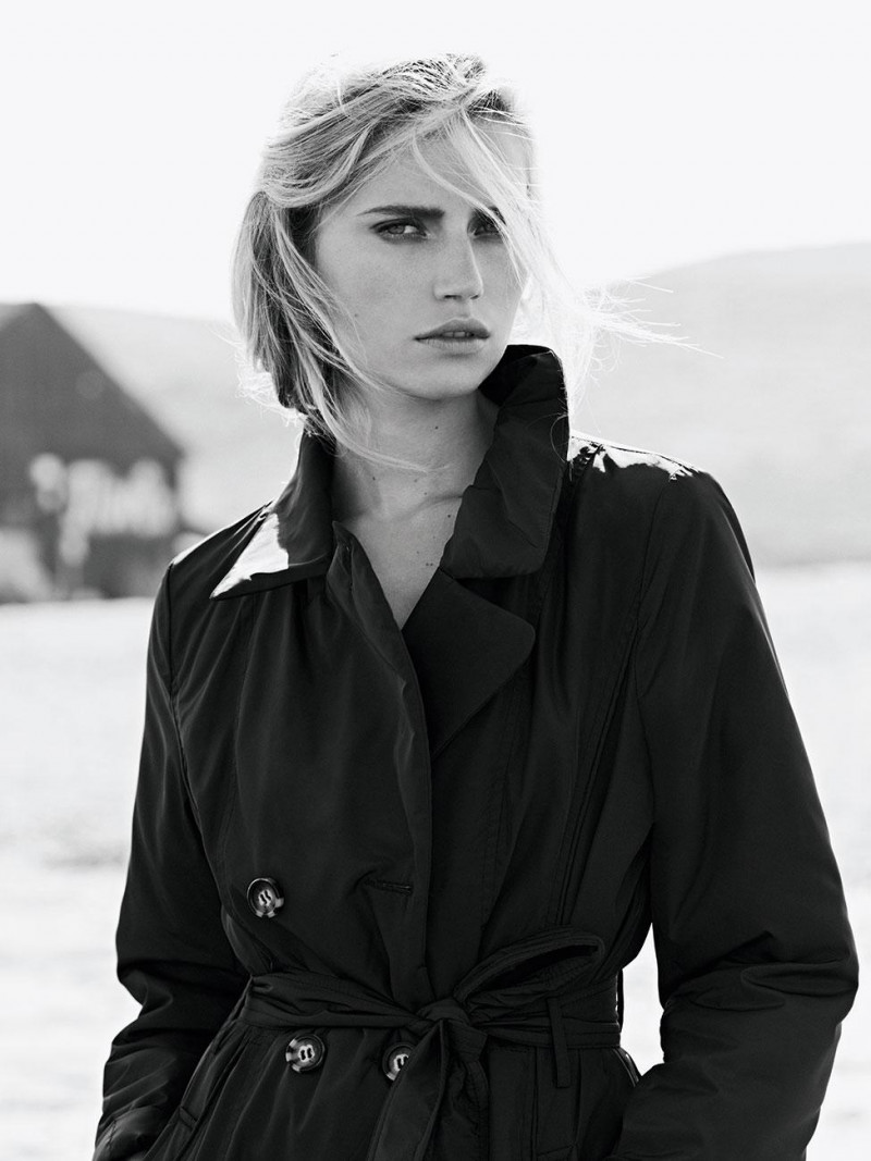 Cato van Ee featured in  the Scapa advertisement for Autumn/Winter 2014