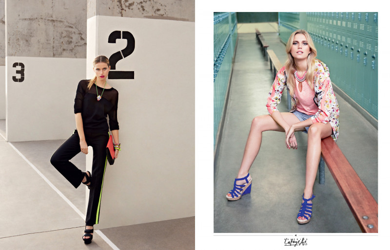 Cato van Ee featured in  the Galeries Lafayette advertisement for Spring/Summer 2013