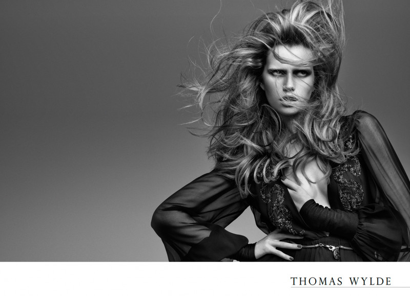 Cato van Ee featured in  the Thomas Wylde advertisement for Autumn/Winter 2009