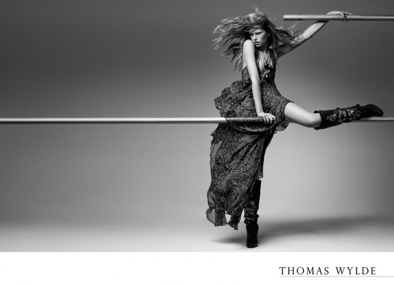 Cato van Ee featured in  the Thomas Wylde advertisement for Autumn/Winter 2009