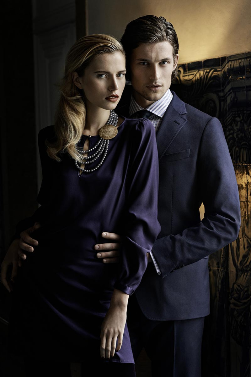 Cato van Ee featured in  the Scapa advertisement for Autumn/Winter 2013