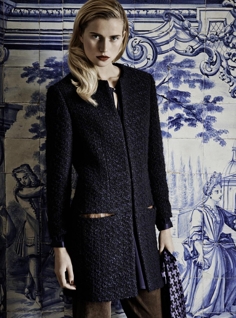 Cato van Ee featured in  the Scapa advertisement for Autumn/Winter 2013