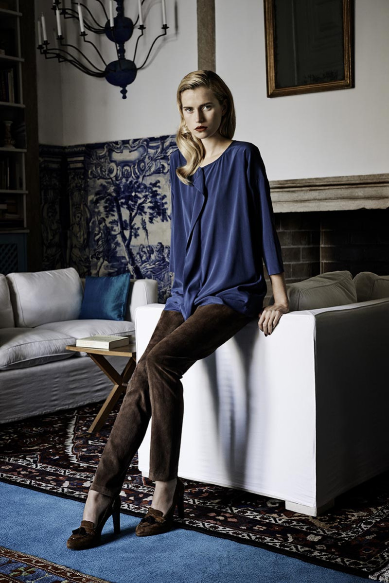 Cato van Ee featured in  the Scapa advertisement for Autumn/Winter 2013