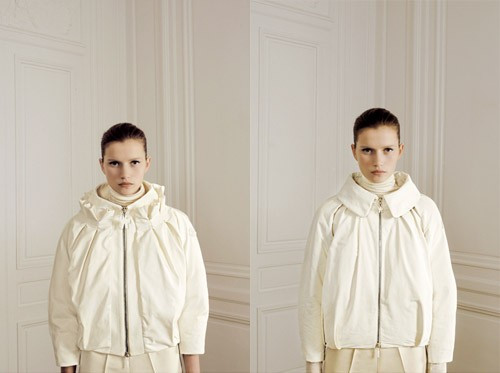 Cato van Ee featured in  the Moncler Gamme Rouge lookbook for Autumn/Winter 2008