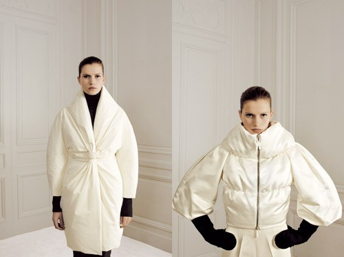 Cato van Ee featured in  the Moncler Gamme Rouge lookbook for Autumn/Winter 2008