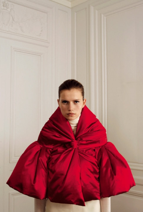 Cato van Ee featured in  the Moncler Gamme Rouge lookbook for Autumn/Winter 2008