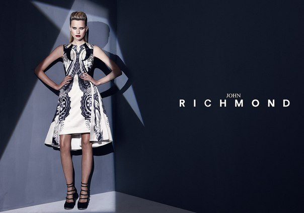 Cato van Ee featured in  the John Richmond advertisement for Autumn/Winter 2012