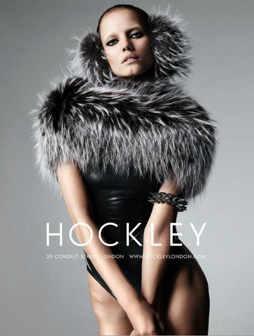 Cato van Ee featured in  the Hockley London advertisement for Autumn/Winter 2010