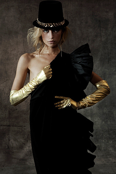 Cato van Ee featured in  the Thomas Wylde advertisement for Autumn/Winter 2012