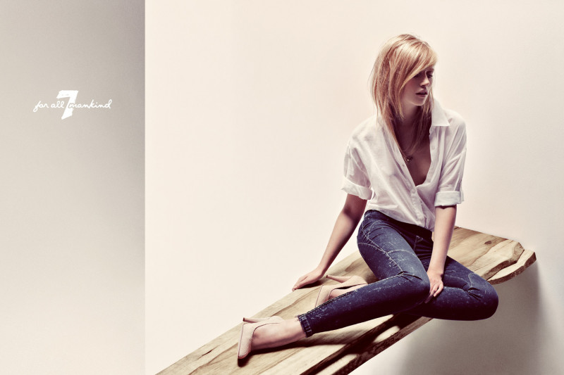 Cato van Ee featured in  the 7 For All Mankind advertisement for Spring/Summer 2010