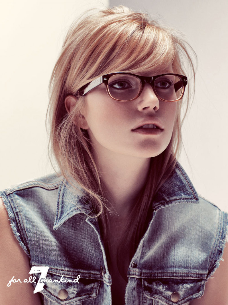 Cato van Ee featured in  the 7 For All Mankind advertisement for Spring/Summer 2010